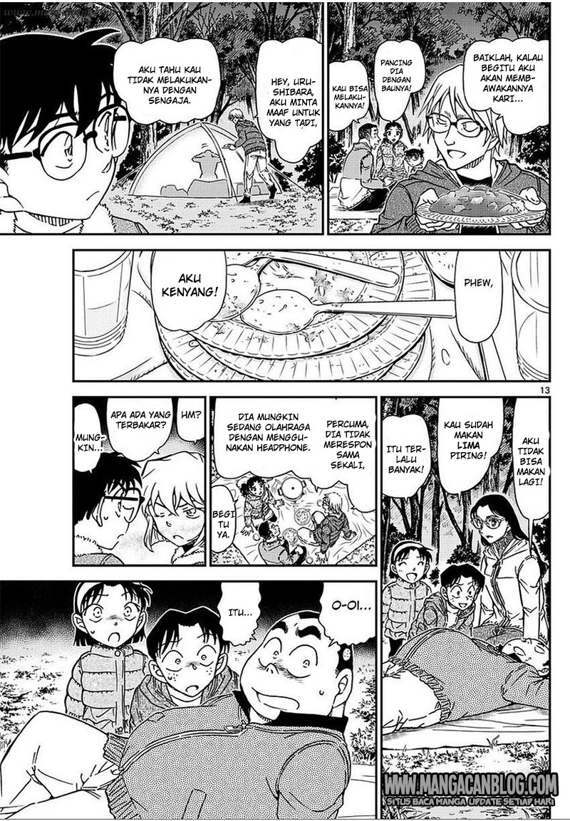 Detective Conan Chapter 987 - halaman 14