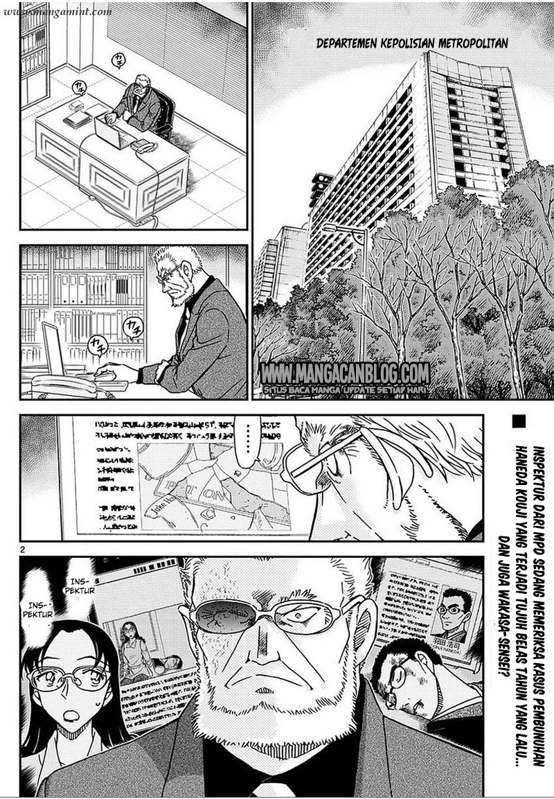 Detective Conan Chapter 987 - halaman 3