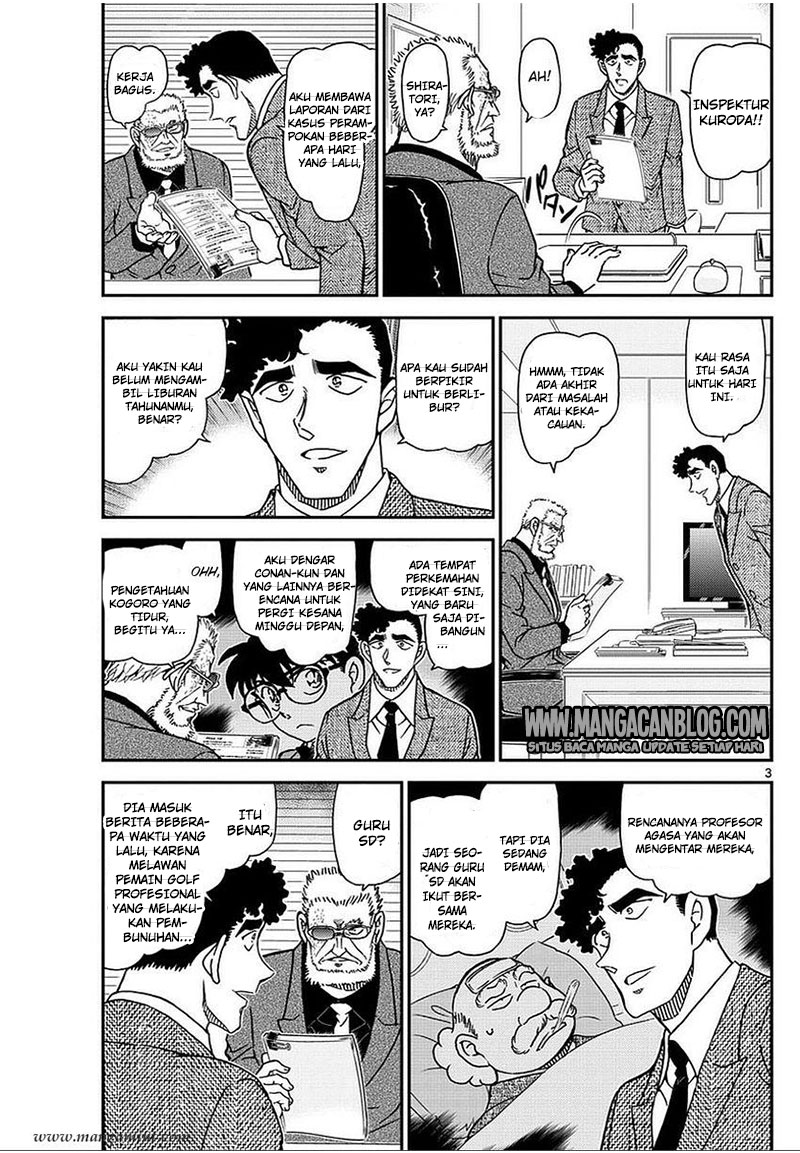 Detective Conan Chapter 987 - halaman 4