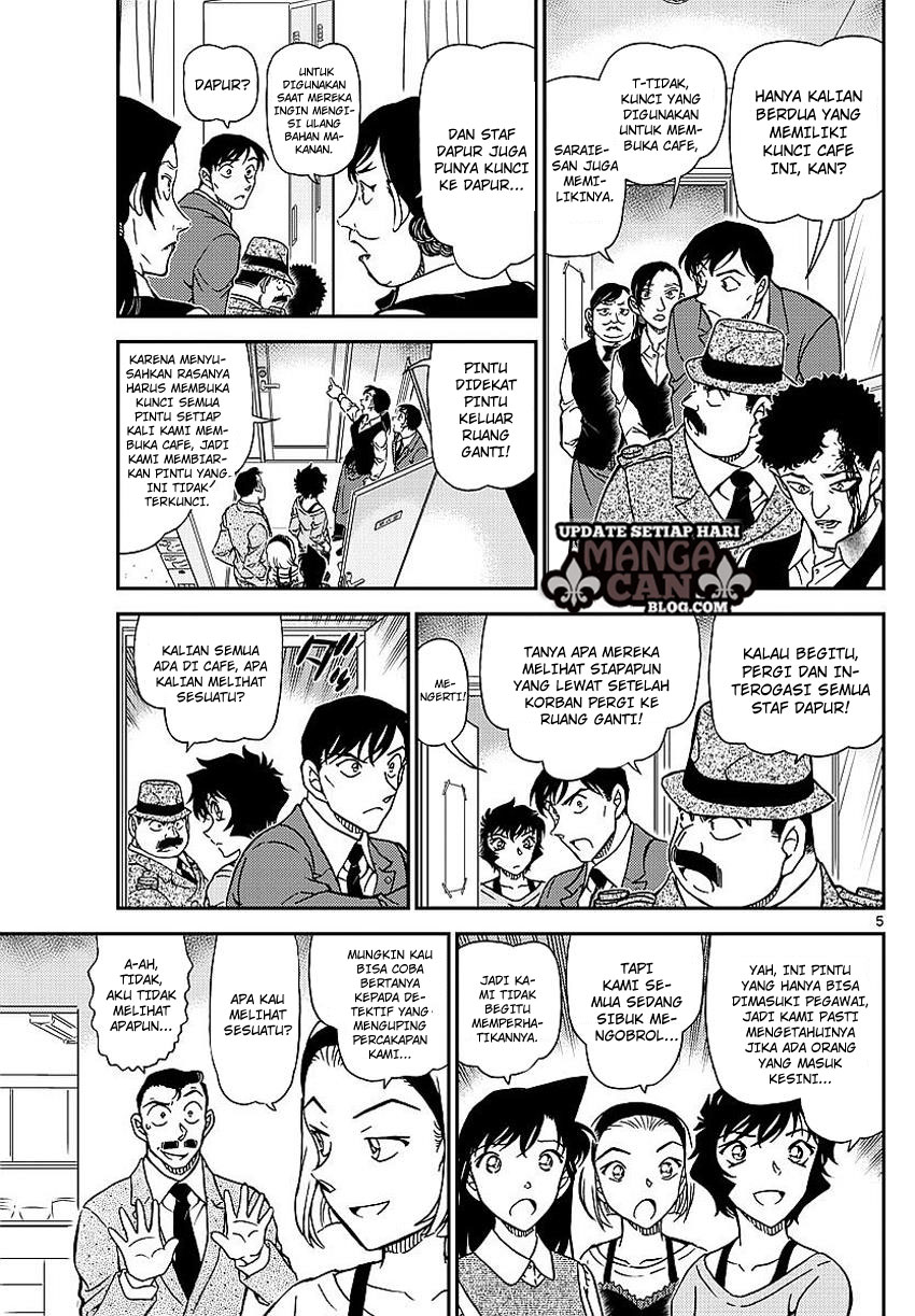 Detective Conan Chapter 995 - halaman 6