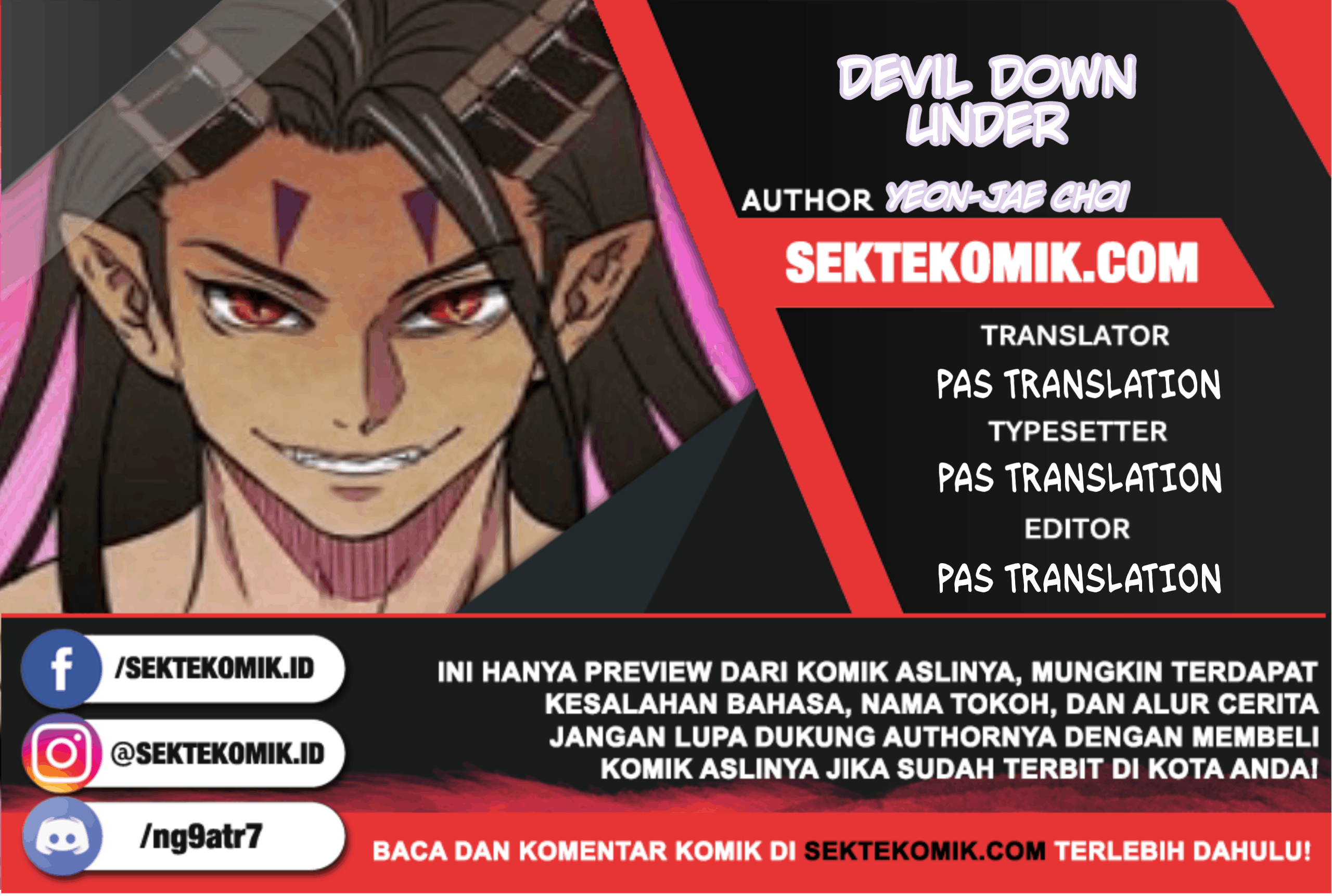 Devil Down Under Chapter 1 - halaman 1