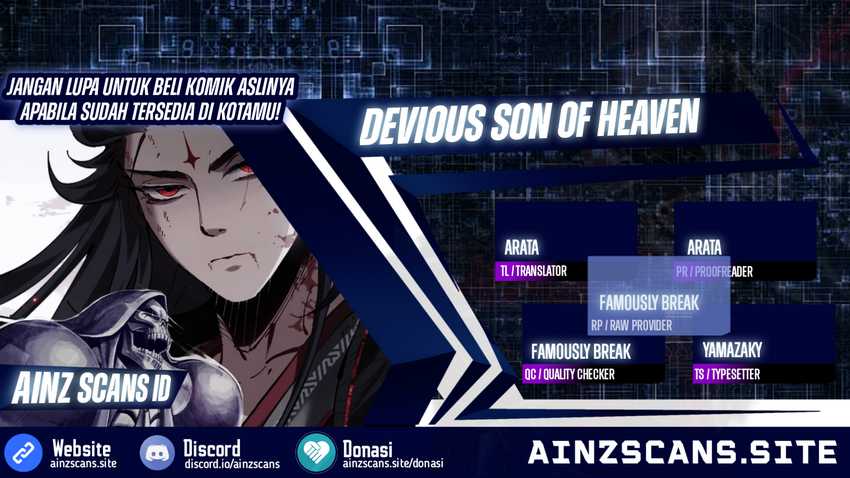 Devious Son Of Heaven Chapter 1 - halaman 1