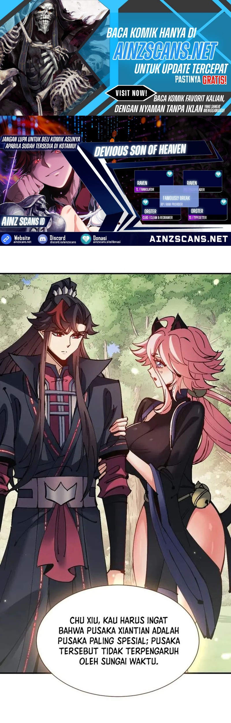Devious Son Of Heaven Chapter 134 - halaman 1