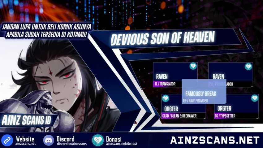Devious Son Of Heaven Chapter 55 - halaman 1