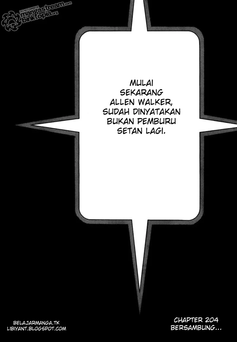 D.Gray-man Chapter 204 - halaman 29