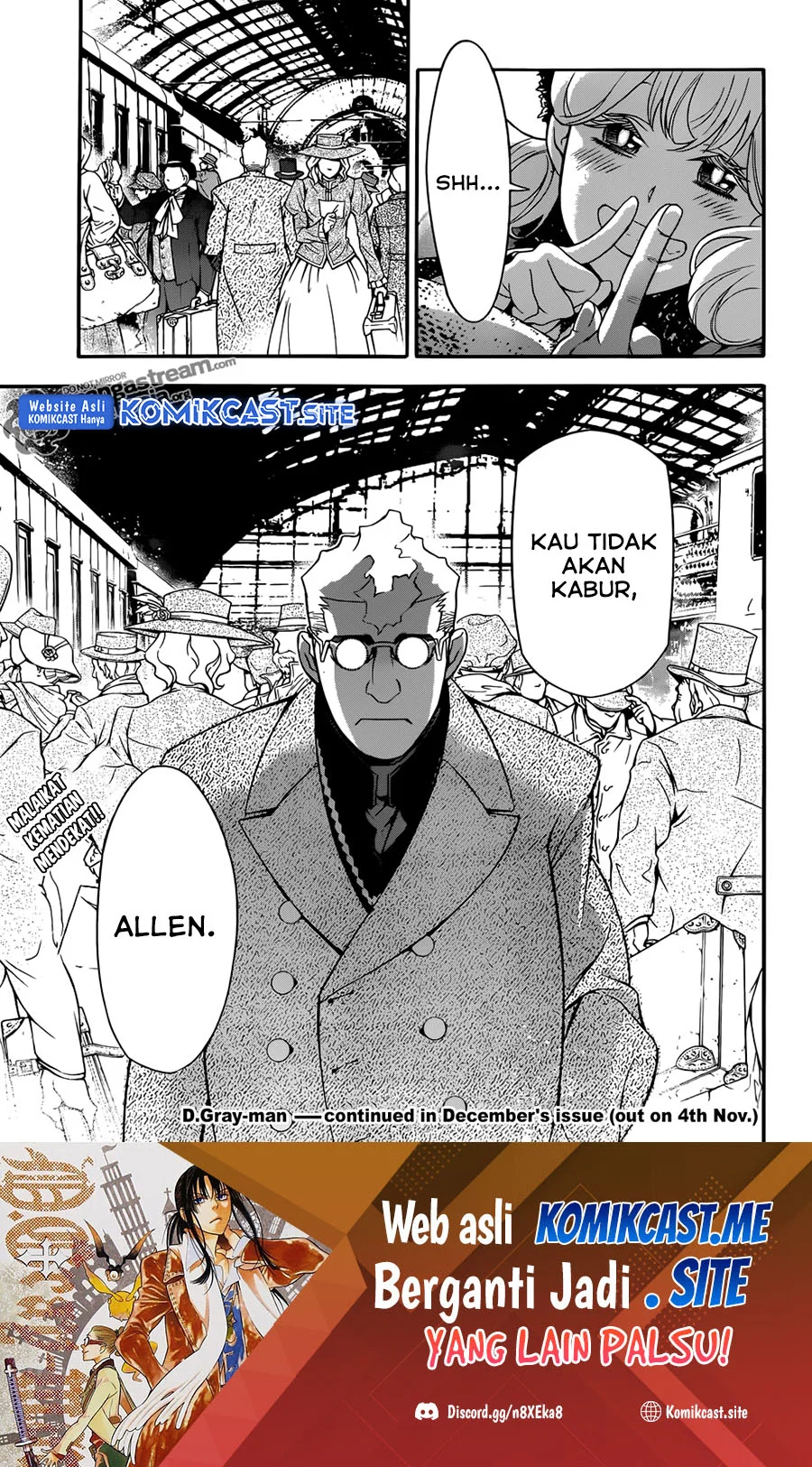 D.Gray-man Chapter 208 - halaman 31