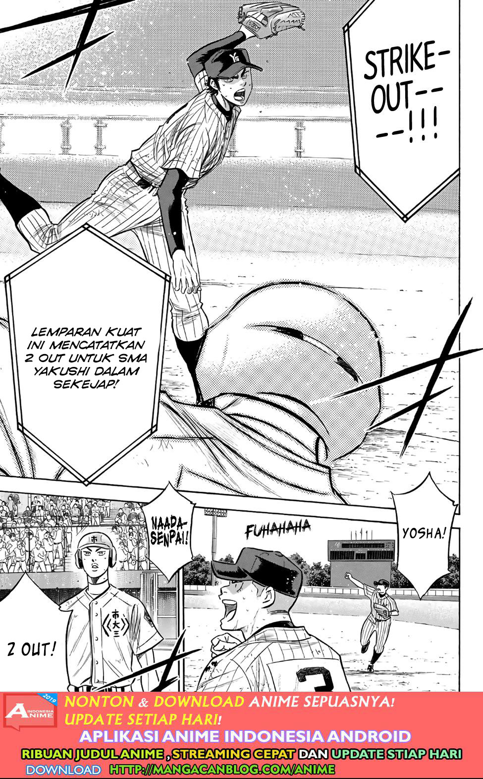 Diamond no Ace Act 2 Chapter 185 - halaman 13