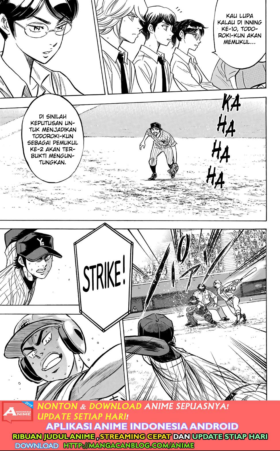 Diamond no Ace Act 2 Chapter 185 - halaman 17