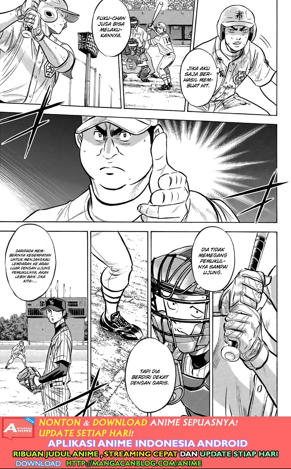 Diamond no Ace Act 2 Chapter 186 - halaman 9