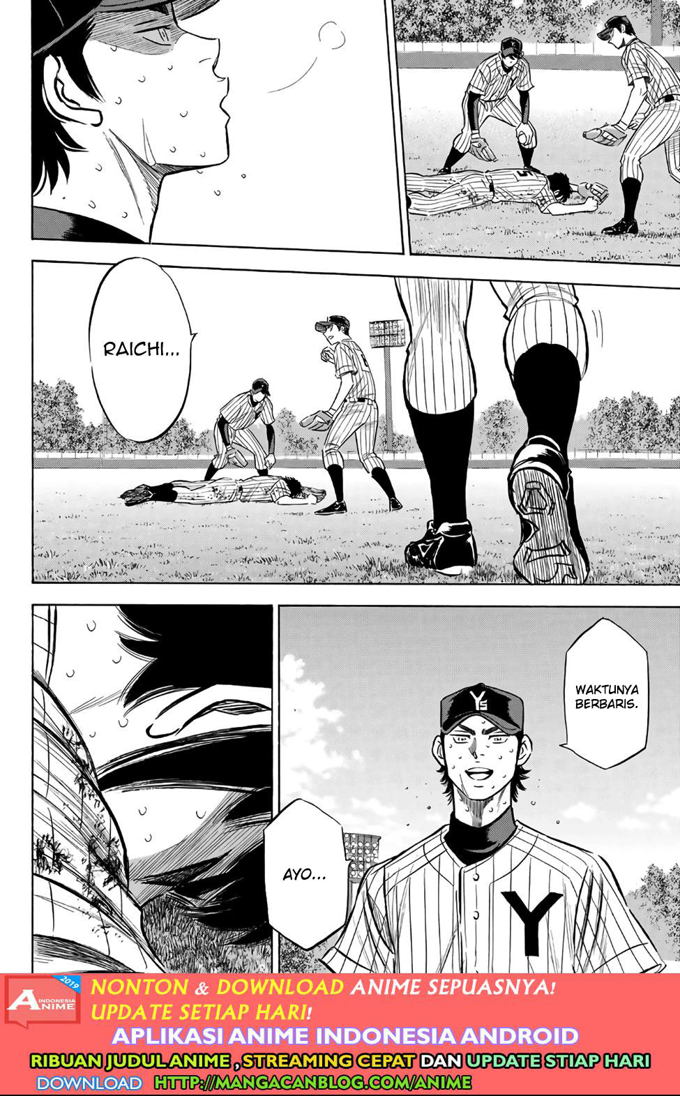 Diamond no Ace Act 2 Chapter 187 - halaman 7