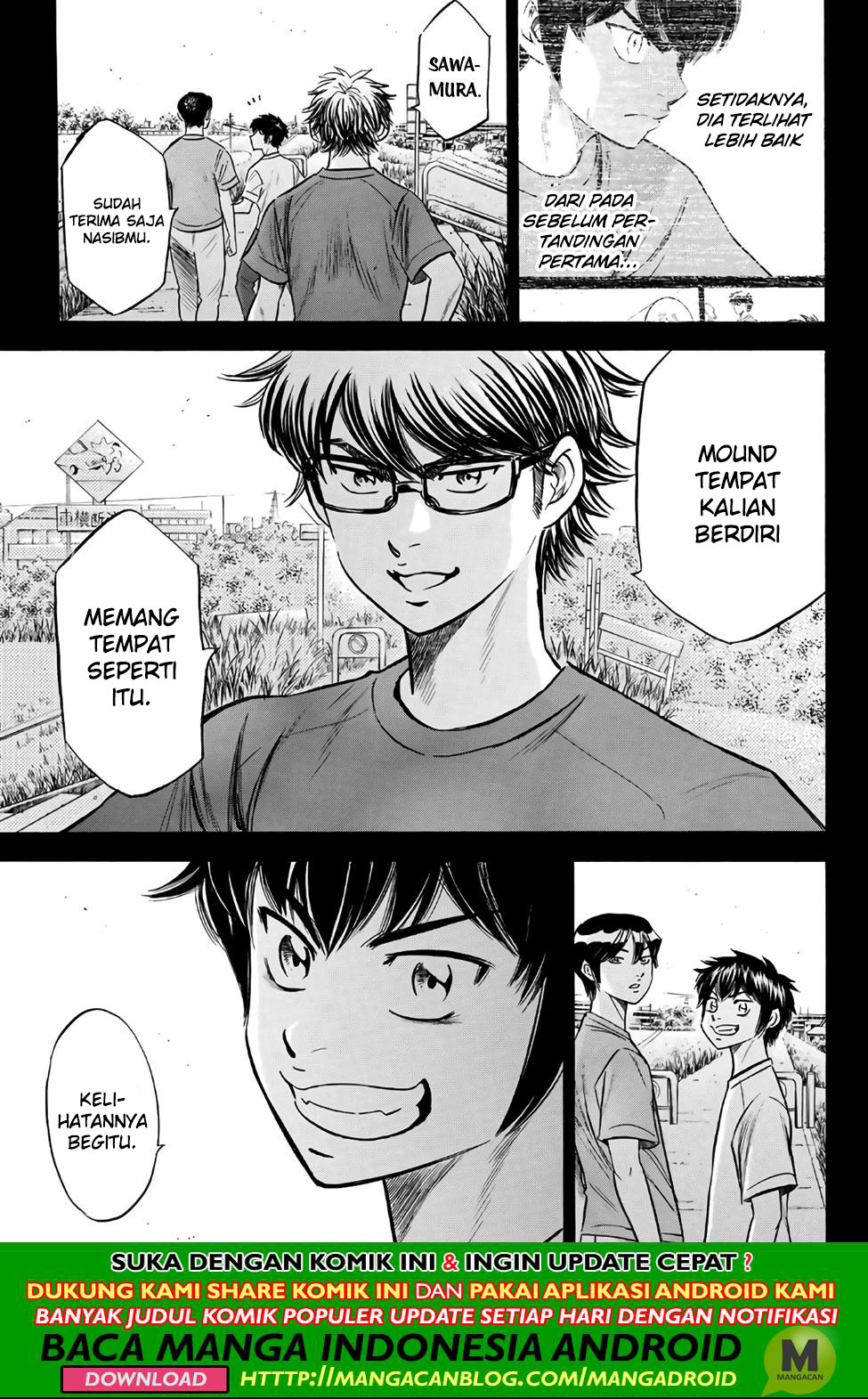 Diamond no Ace Act 2 Chapter 189 - halaman 13