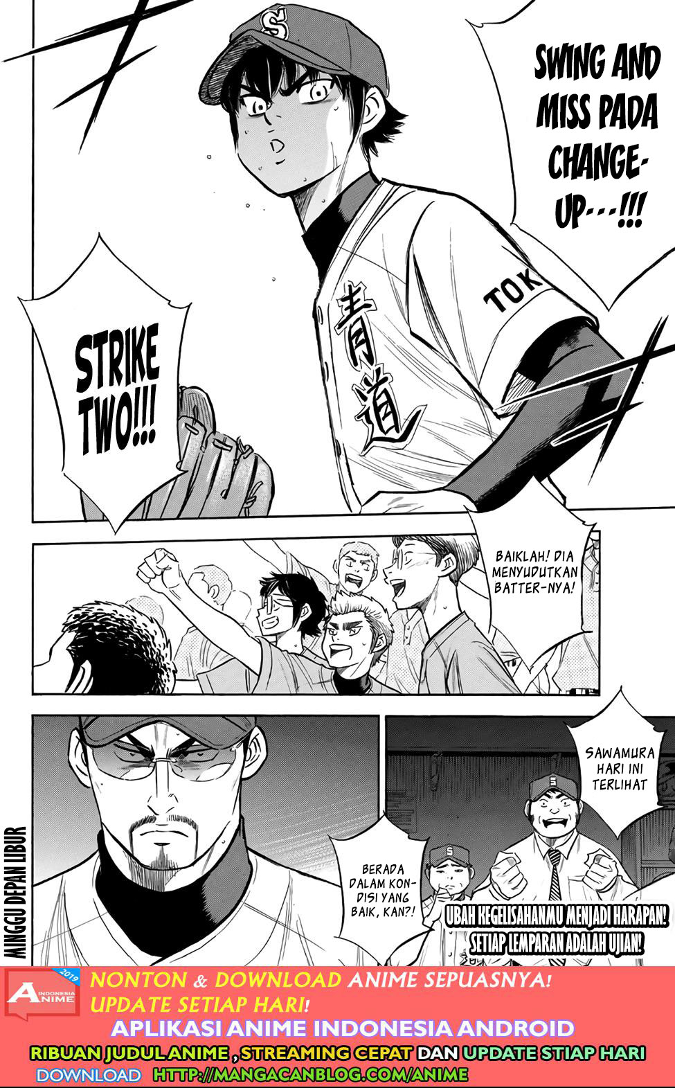 Diamond no Ace Act 2 Chapter 189 - halaman 20