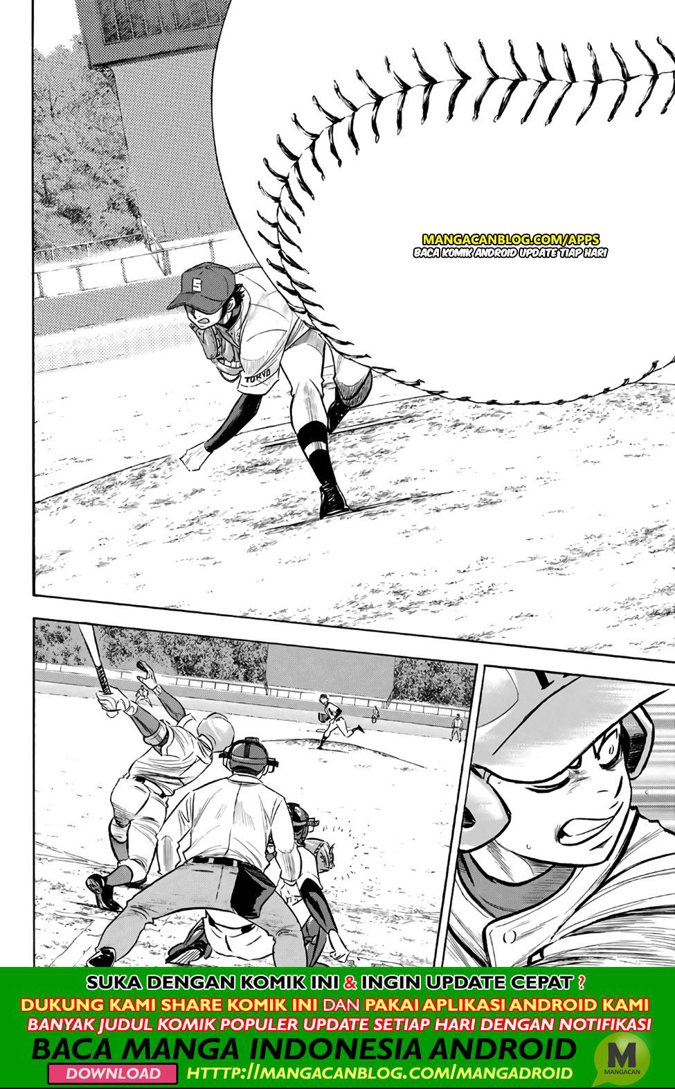 Diamond no Ace Act 2 Chapter 190 - halaman 14