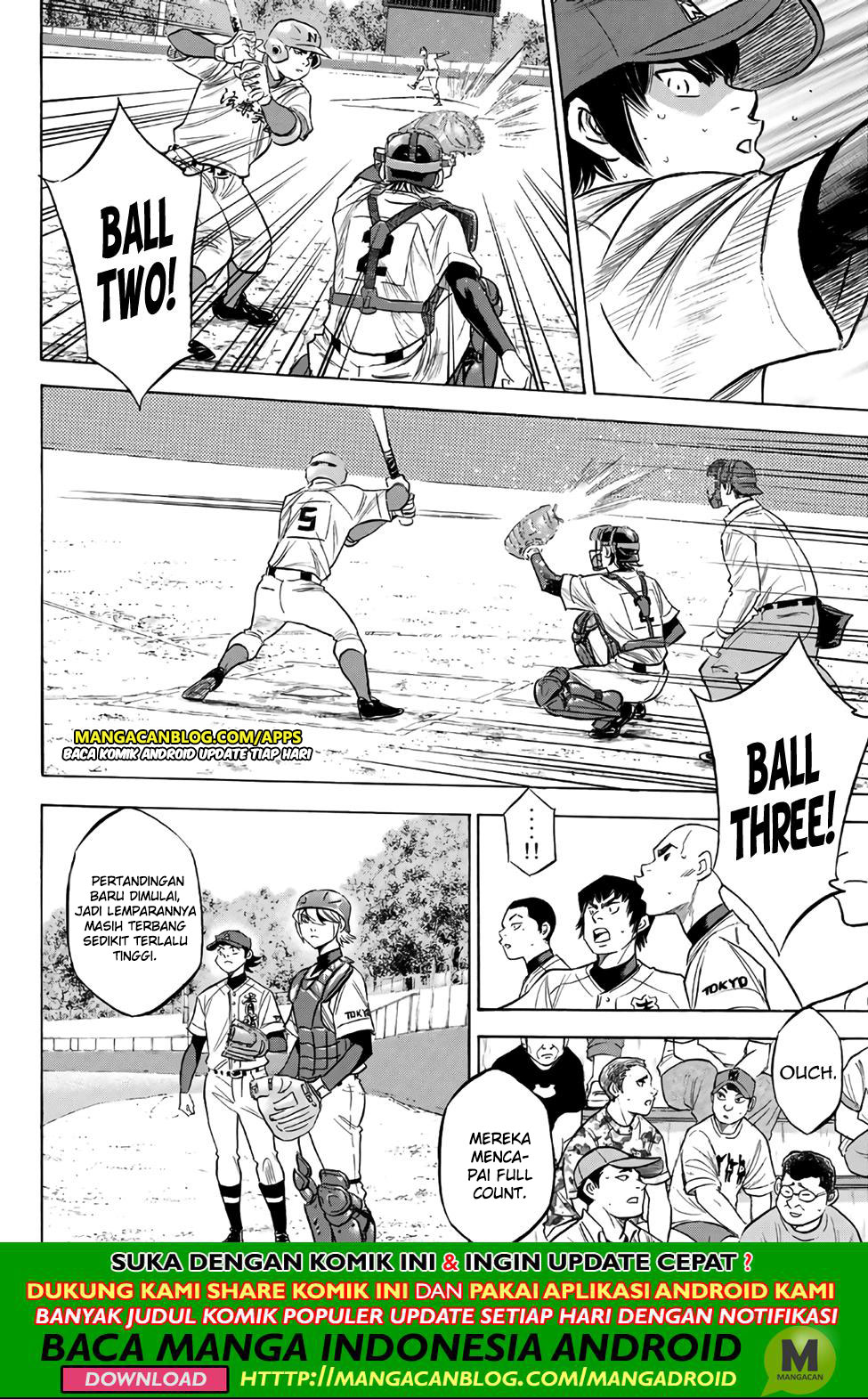 Diamond no Ace Act 2 Chapter 190 - halaman 2