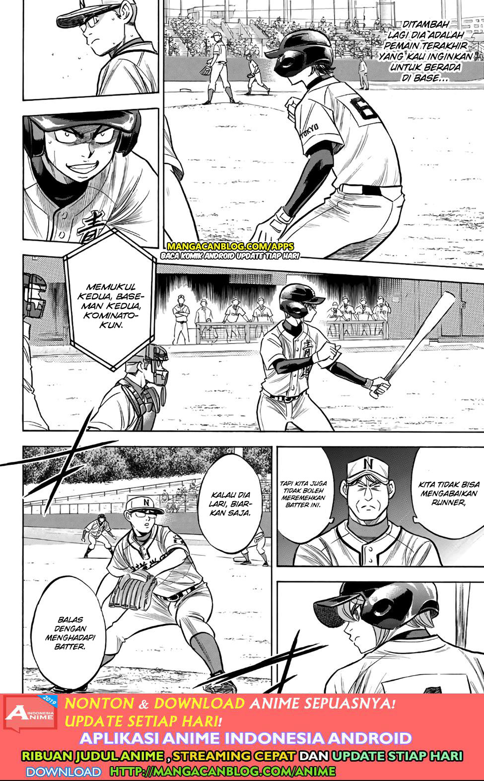 Diamond no Ace Act 2 Chapter 191 - halaman 10