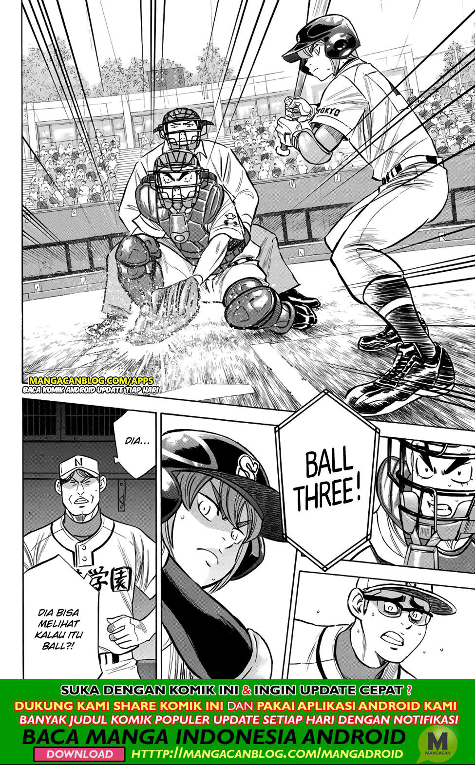 Diamond no Ace Act 2 Chapter 191 - halaman 18