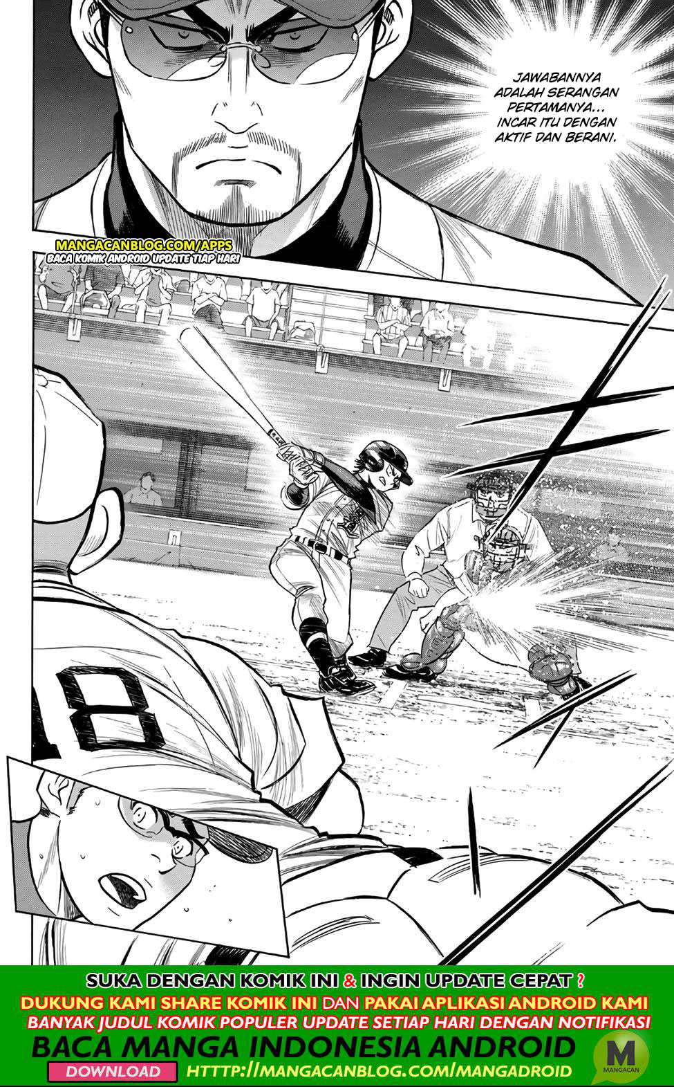 Diamond no Ace Act 2 Chapter 191 - halaman 8