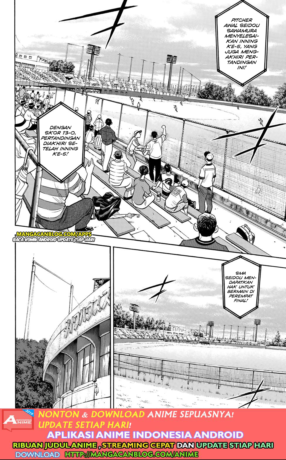 Diamond no Ace Act 2 Chapter 197 - halaman 10