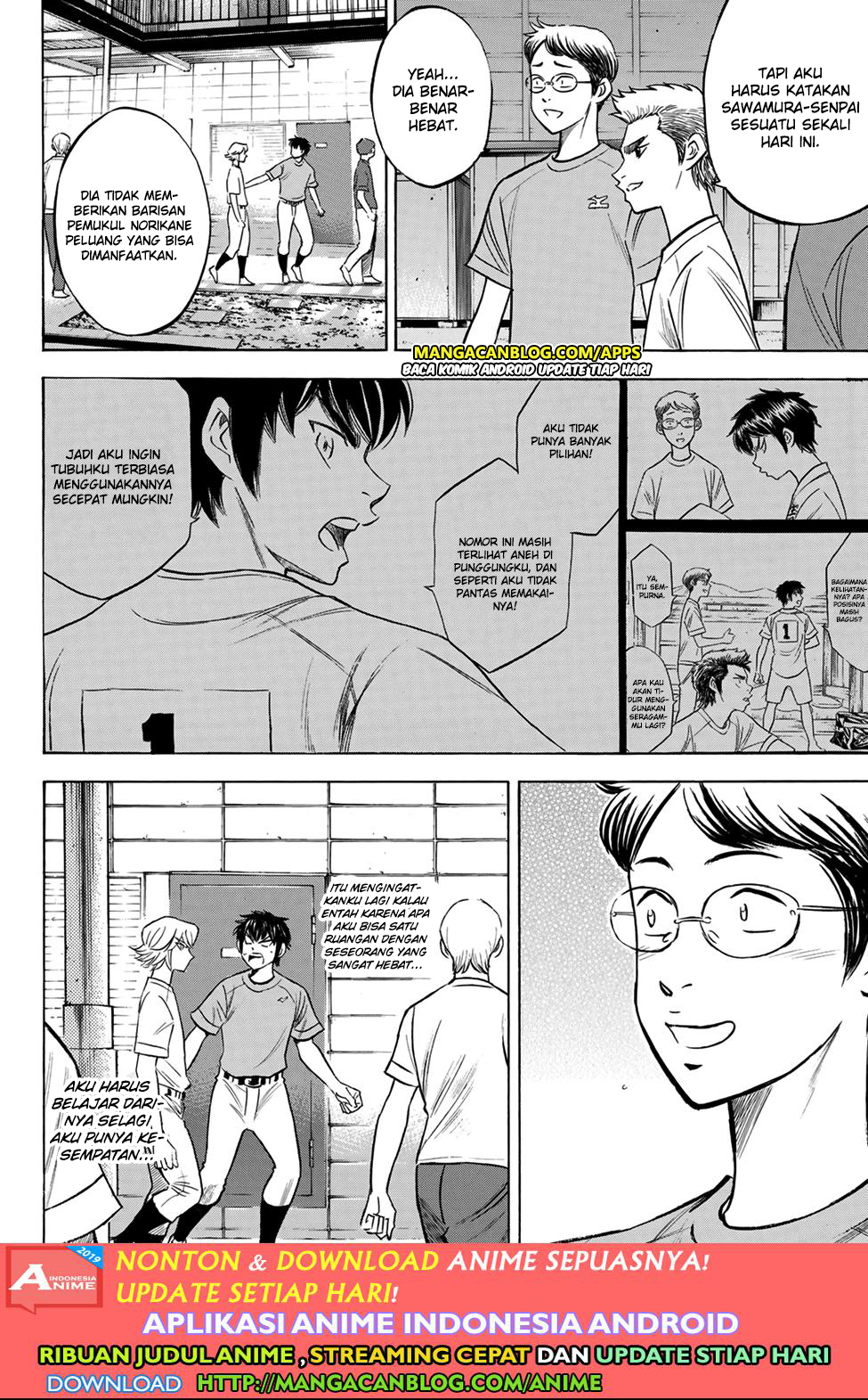 Diamond no Ace Act 2 Chapter 198 - halaman 8