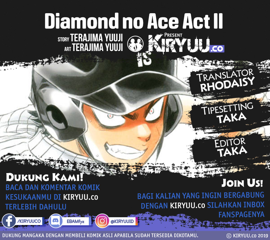 Diamond no Ace Act 2 Chapter 203 - halaman 2