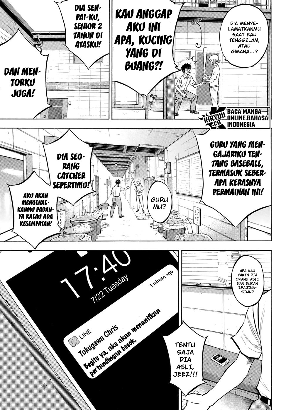 Diamond no Ace Act 2 Chapter 203 - halaman 21
