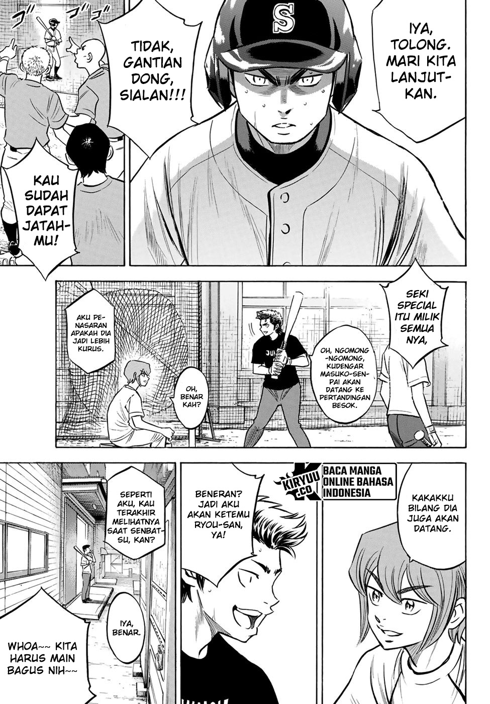 Diamond no Ace Act 2 Chapter 203 - halaman 9