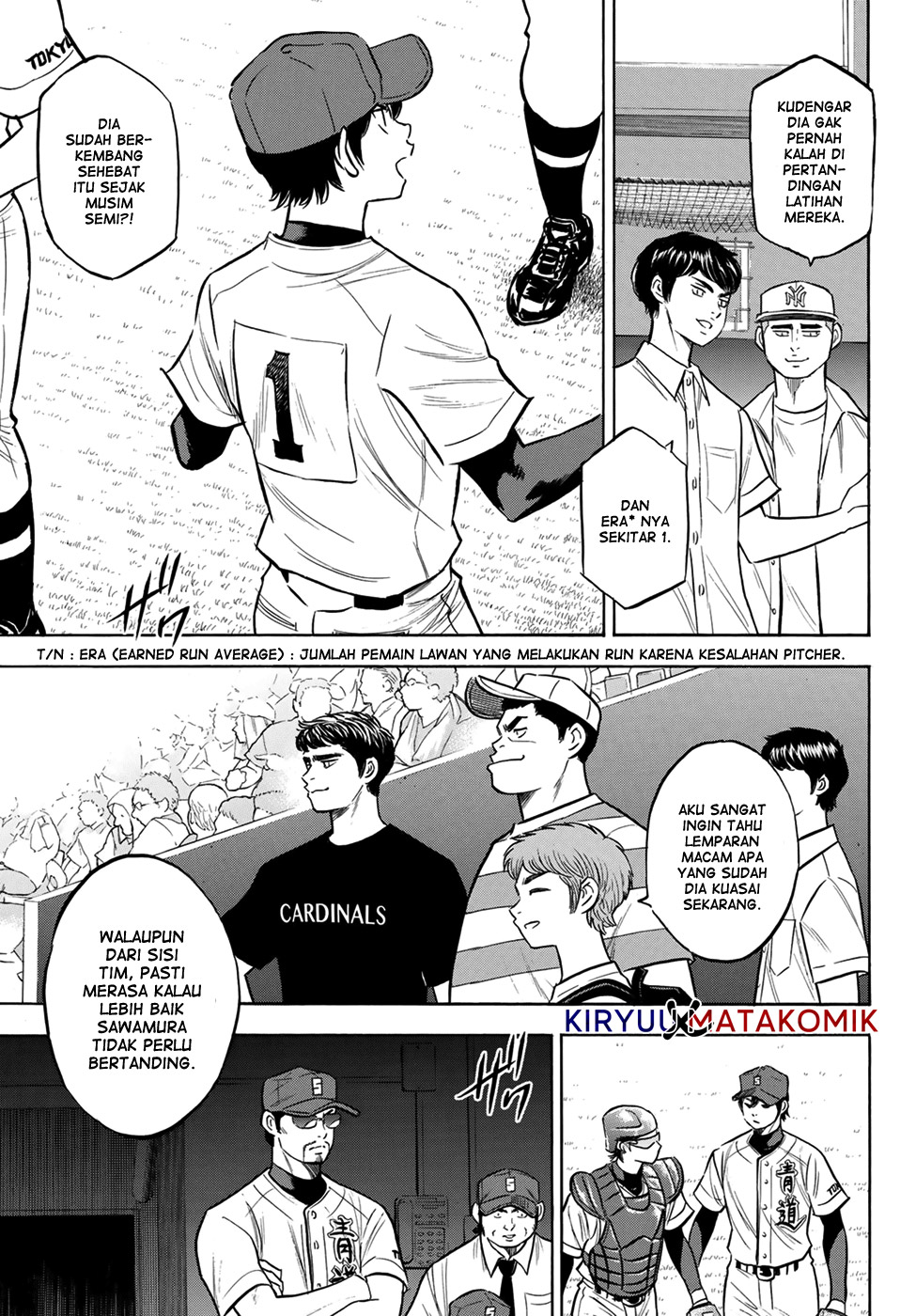 Diamond no Ace Act 2 Chapter 204 - halaman 7