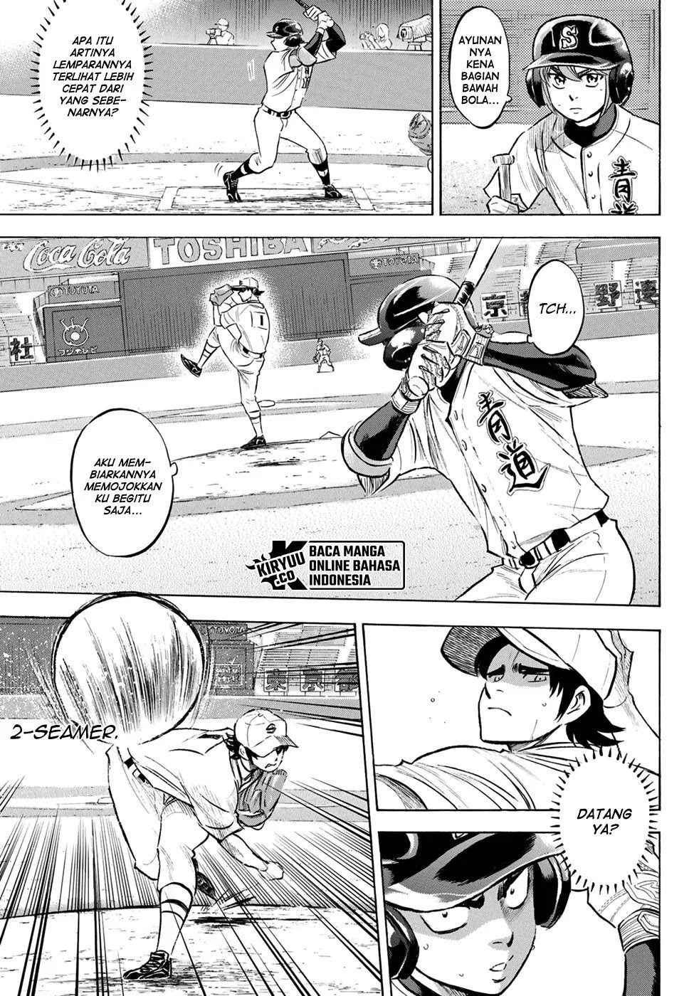 Diamond no Ace Act 2 Chapter 206 - halaman 14