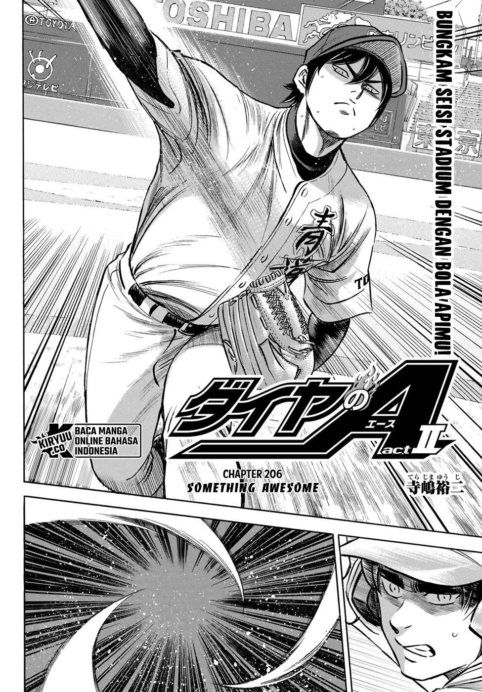 Diamond no Ace Act 2 Chapter 206 - halaman 3