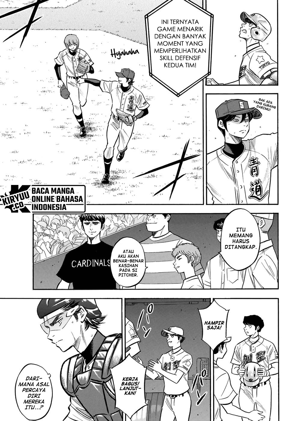 Diamond no Ace Act 2 Chapter 208 - halaman 18