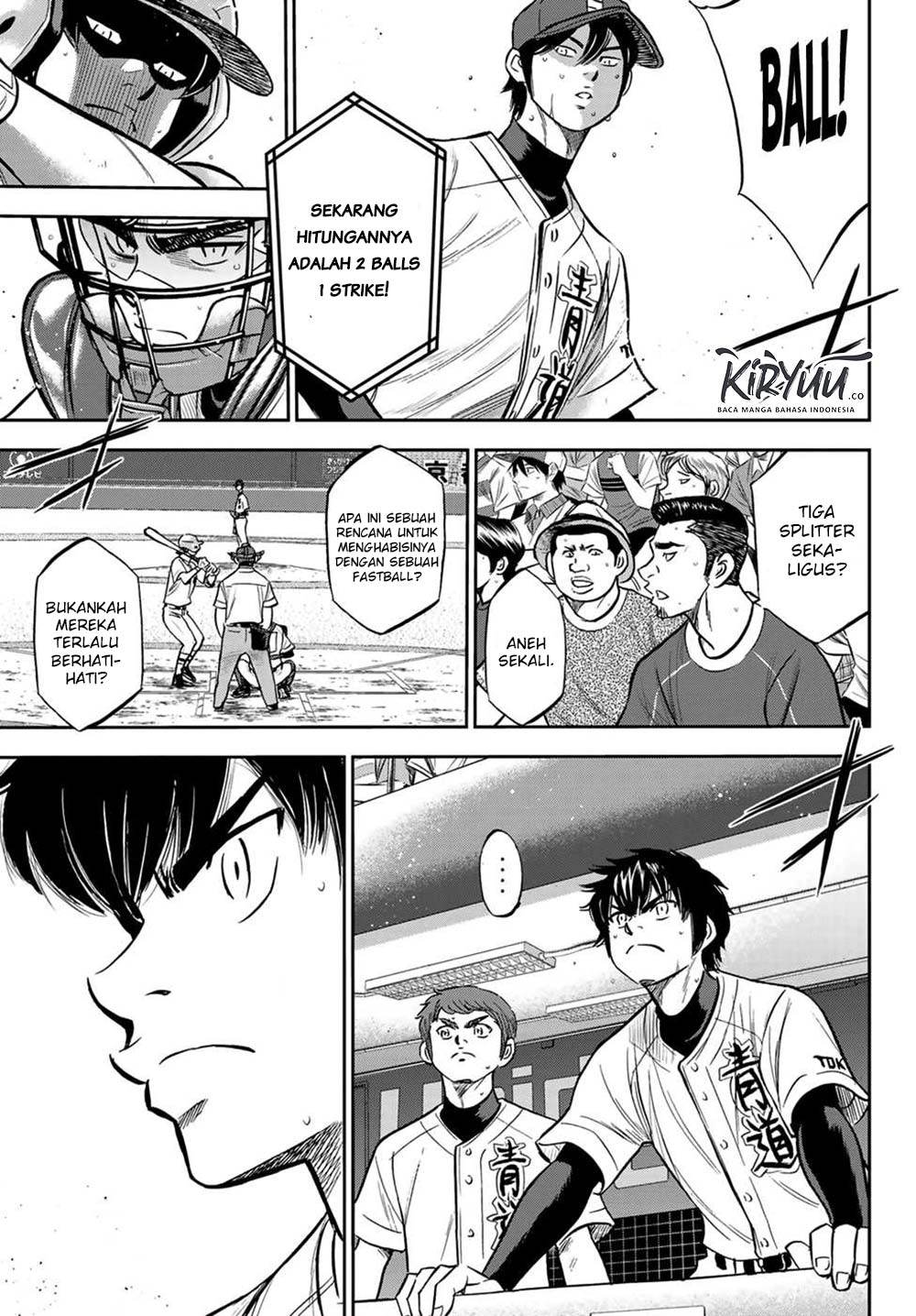 Diamond no Ace Act 2 Chapter 211 - halaman 13