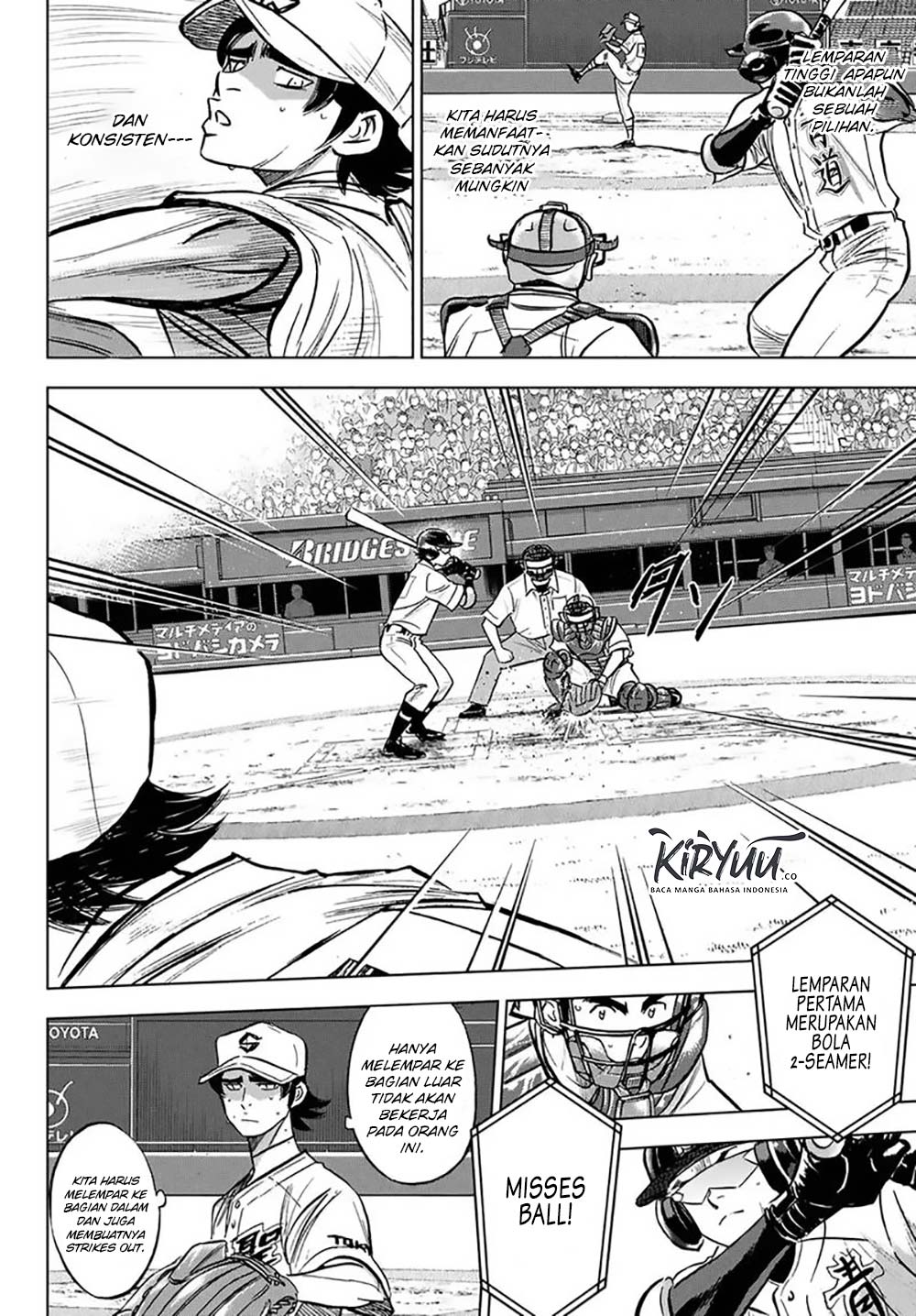 Diamond no Ace Act 2 Chapter 213 - halaman 18