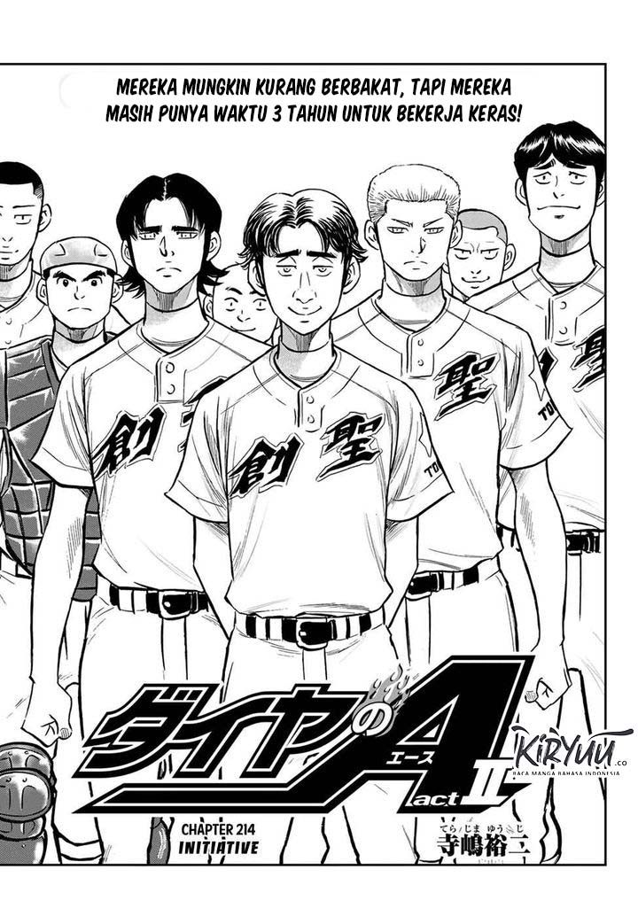 Diamond no Ace Act 2 Chapter 214 - halaman 4