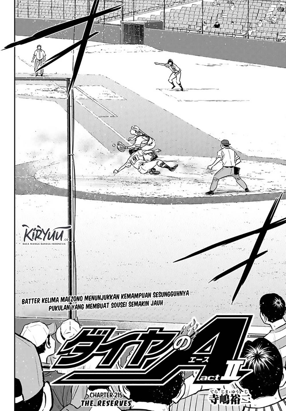 Diamond no Ace Act 2 Chapter 215 - halaman 3