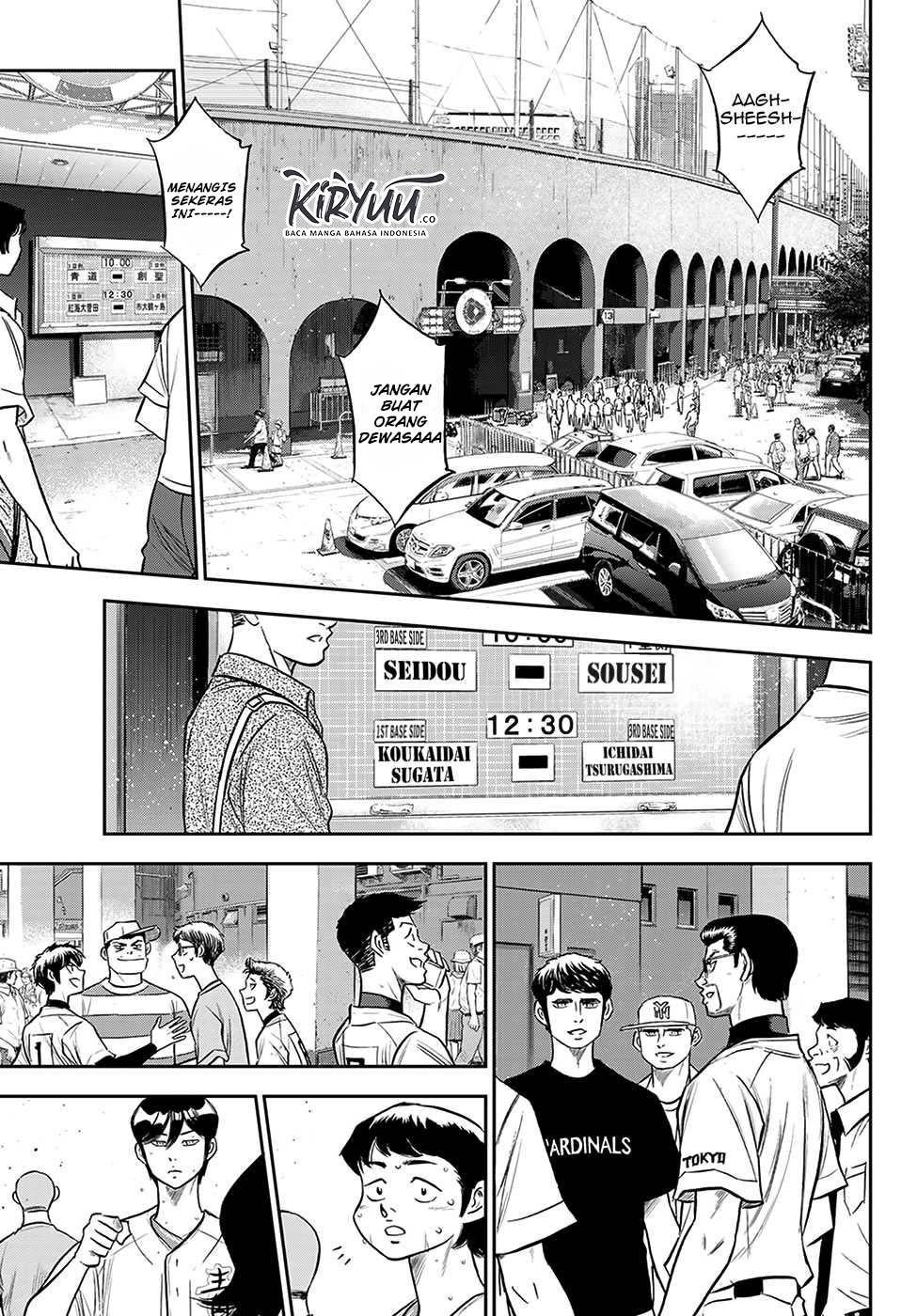 Diamond no Ace Act 2 Chapter 217 - halaman 18