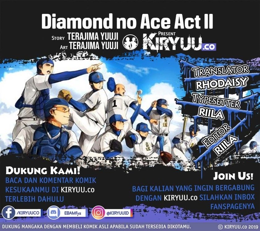 Diamond no Ace Act 2 Chapter 222 - halaman 1