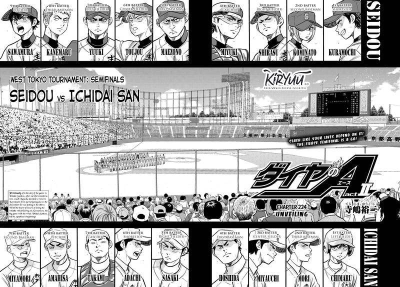 Diamond no Ace Act 2 Chapter 224 - halaman 4