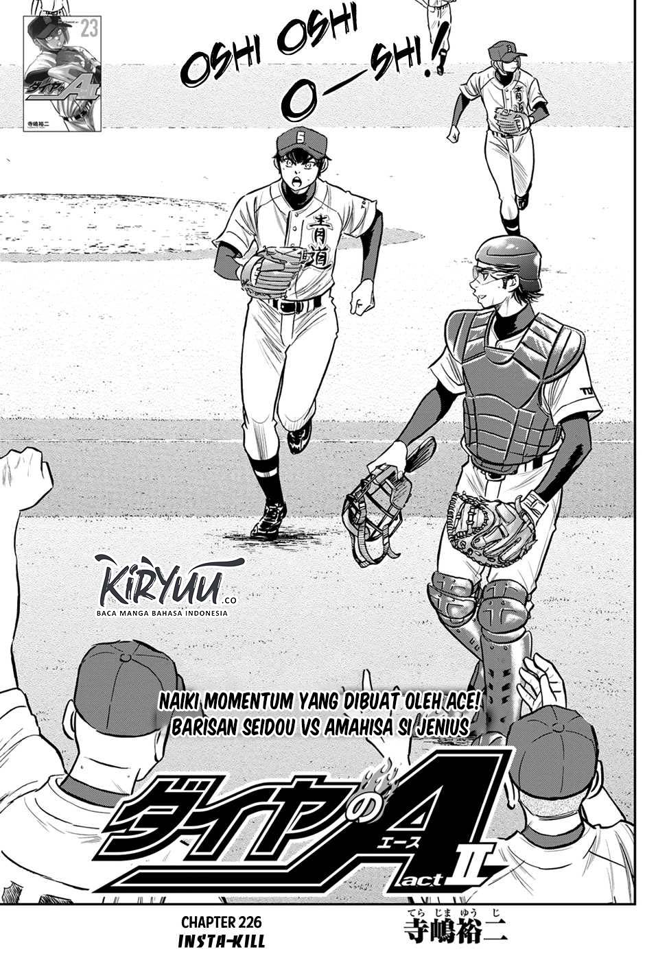 Diamond no Ace Act 2 Chapter 226 - halaman 3
