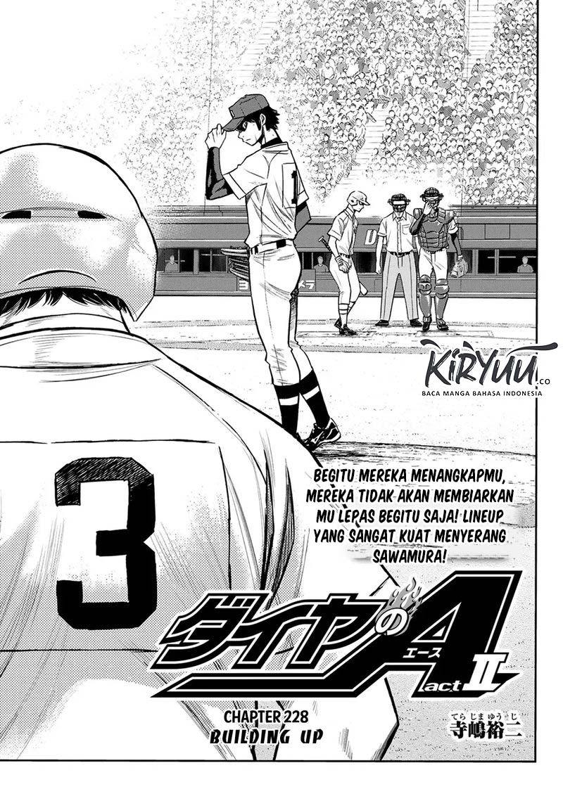 Diamond no Ace Act 2 Chapter 228 - halaman 2