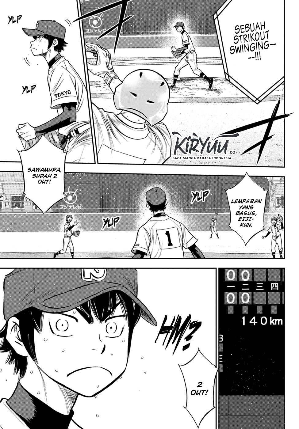 Diamond no Ace Act 2 Chapter 230 - halaman 10