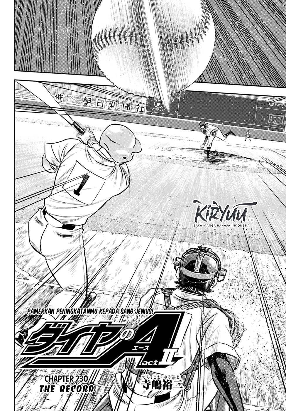 Diamond no Ace Act 2 Chapter 230 - halaman 3