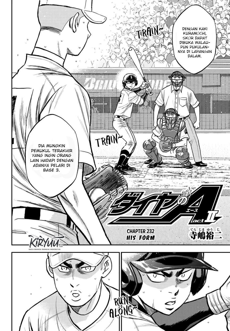 Diamond no Ace Act 2 Chapter 232 - halaman 3