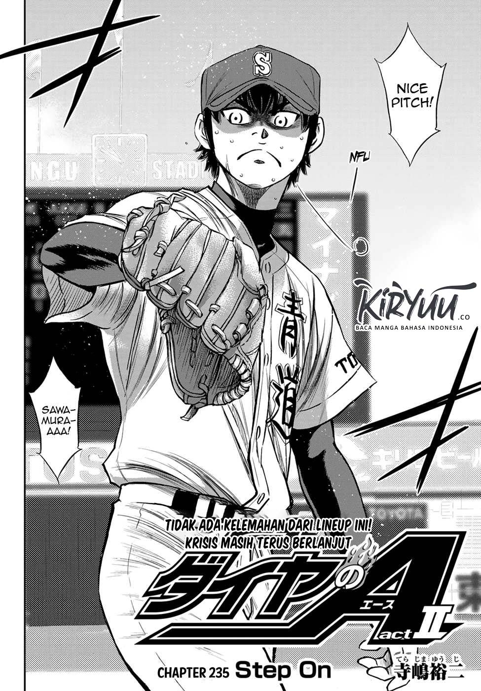 Diamond no Ace Act 2 Chapter 235 - halaman 2