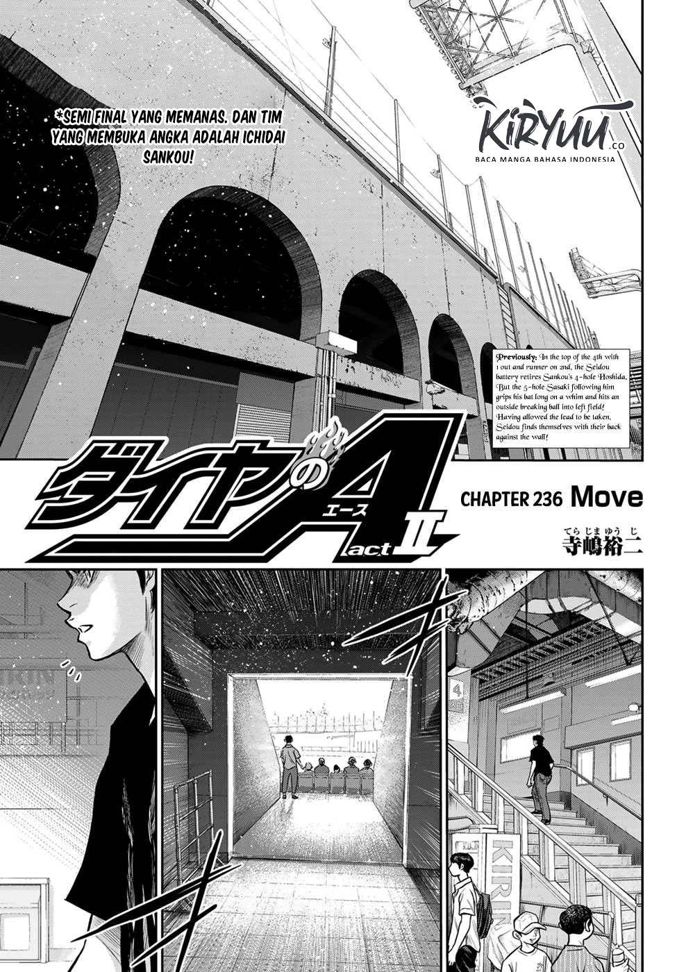 Diamond no Ace Act 2 Chapter 236 - halaman 2
