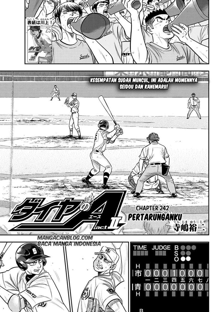 Diamond no Ace Act 2 Chapter 242 - halaman 1
