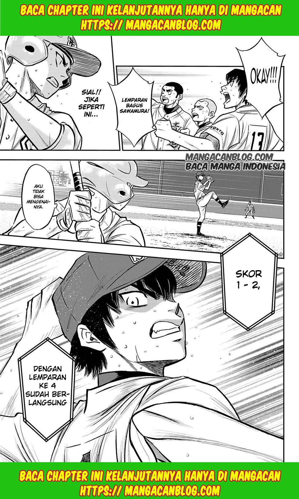 Diamond no Ace Act 2 Chapter 244 - halaman 10