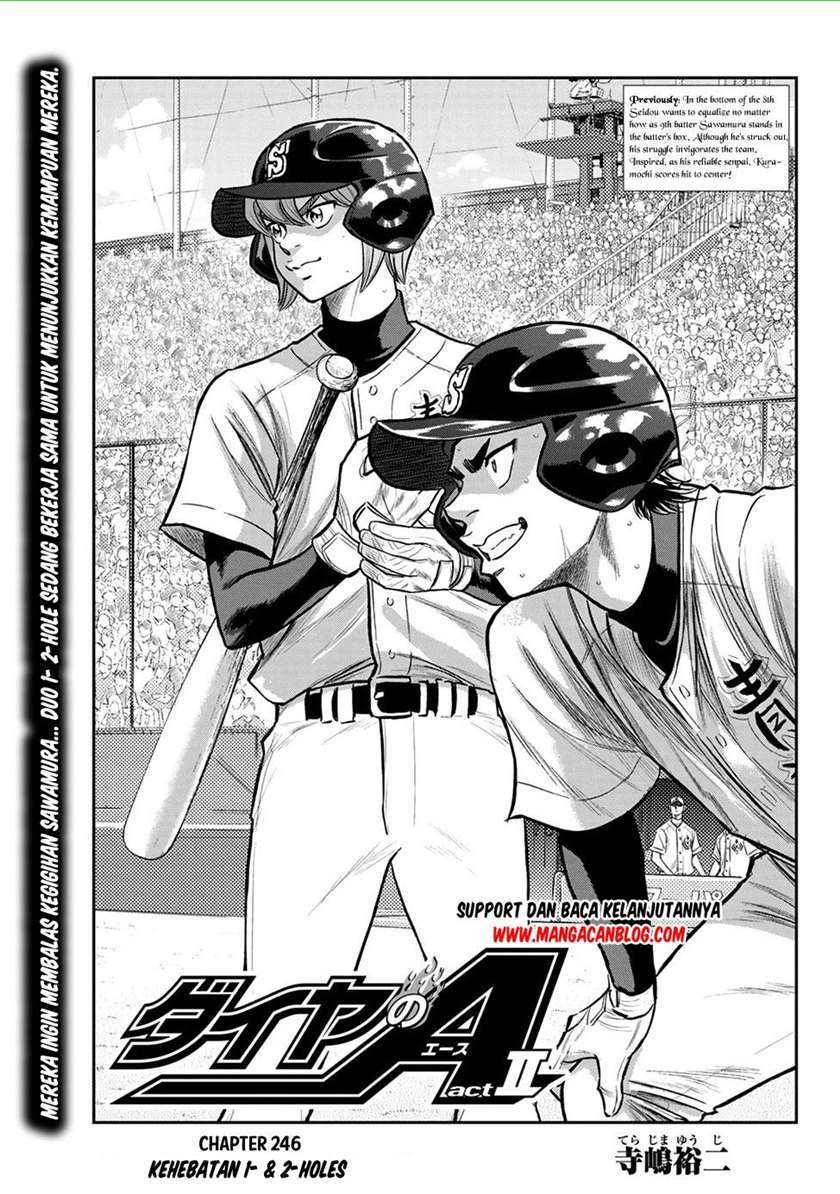 Diamond no Ace Act 2 Chapter 246 - halaman 1