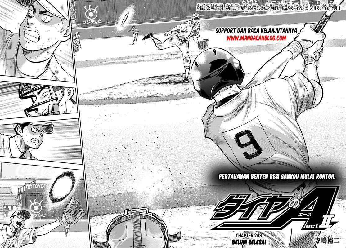 Diamond no Ace Act 2 Chapter 248 - halaman 2