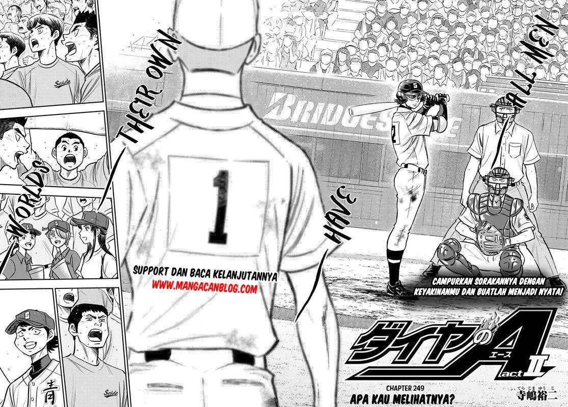 Diamond no Ace Act 2 Chapter 249 - halaman 2