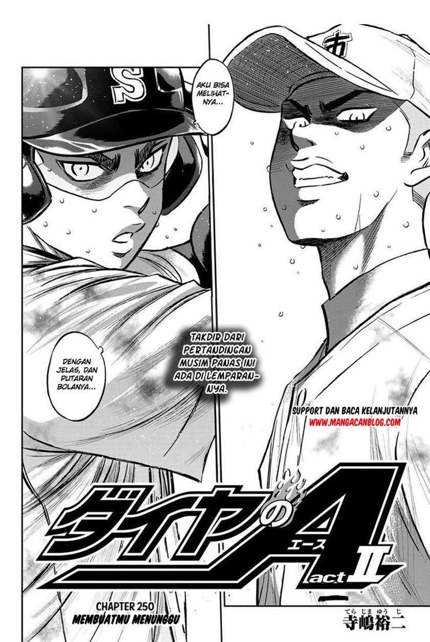 Diamond no Ace Act 2 Chapter 250 - halaman 2